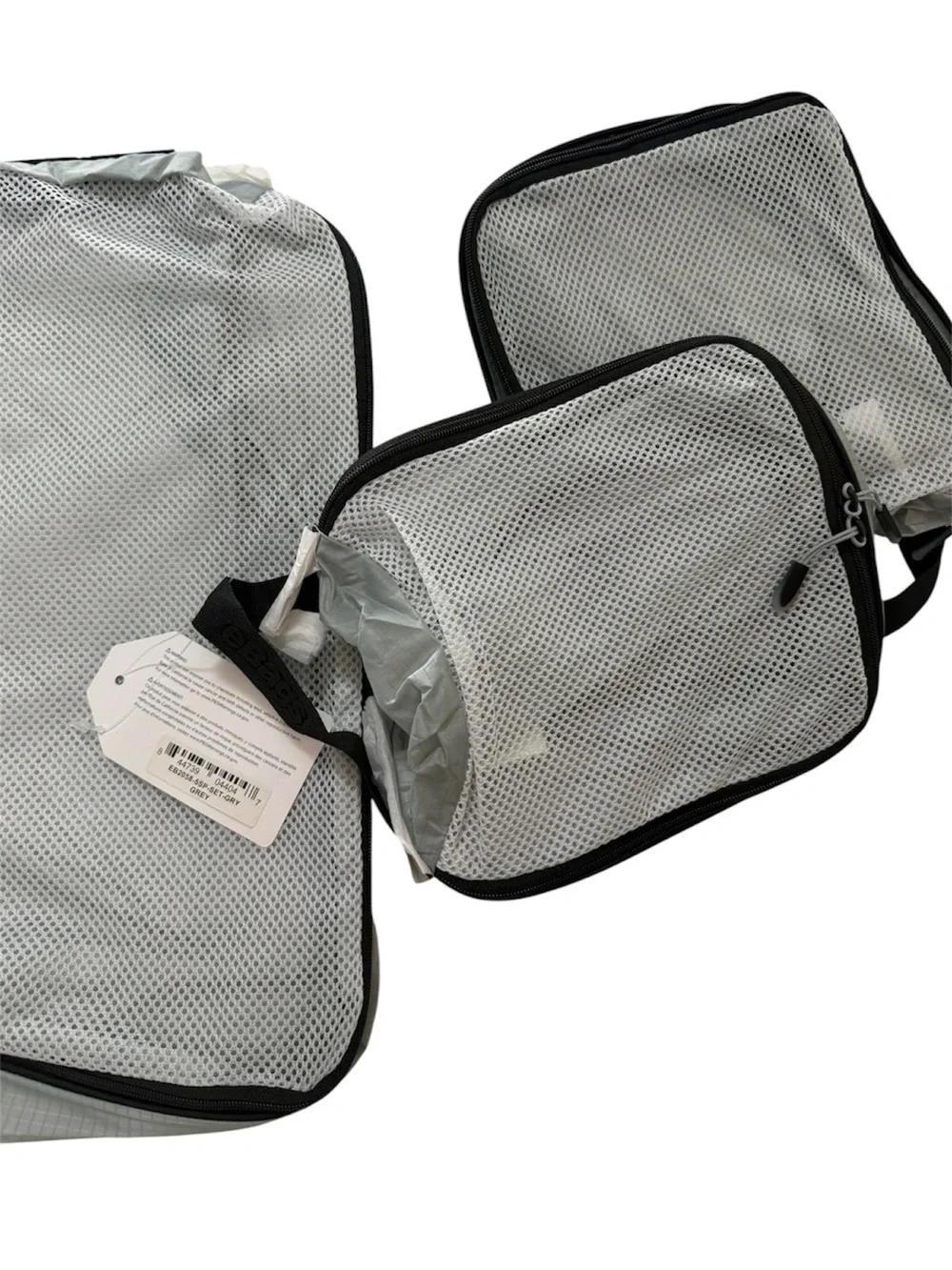 Ebags Gray Mesh Ultralight Packing Cubes Set (5) - Travel & Home Organizers